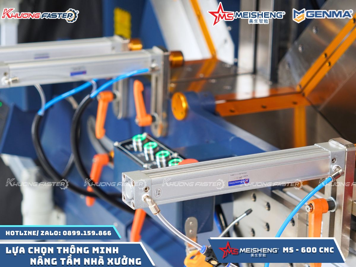 Máy Cắt Nhôm 2 Đầu Meisheng Ms 600 CNC Ngoại Tuyến